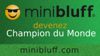 Cédric joue au Minibluff